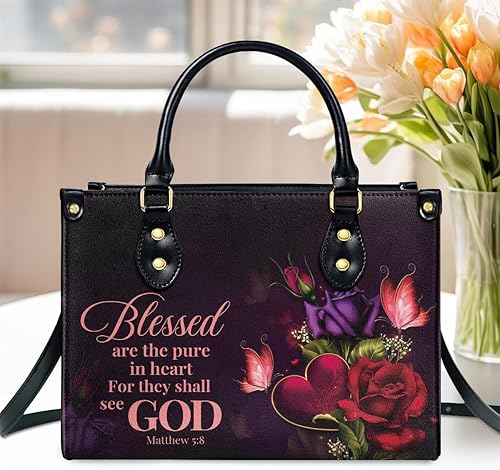 Miniatura 2 de Bolsos de Cuero Jesuspirit para Mujeres - Bolsos de Biblia, Bolso Religioso - Regalos Cristianos para Mujeres - Regalos del Día de la Madre