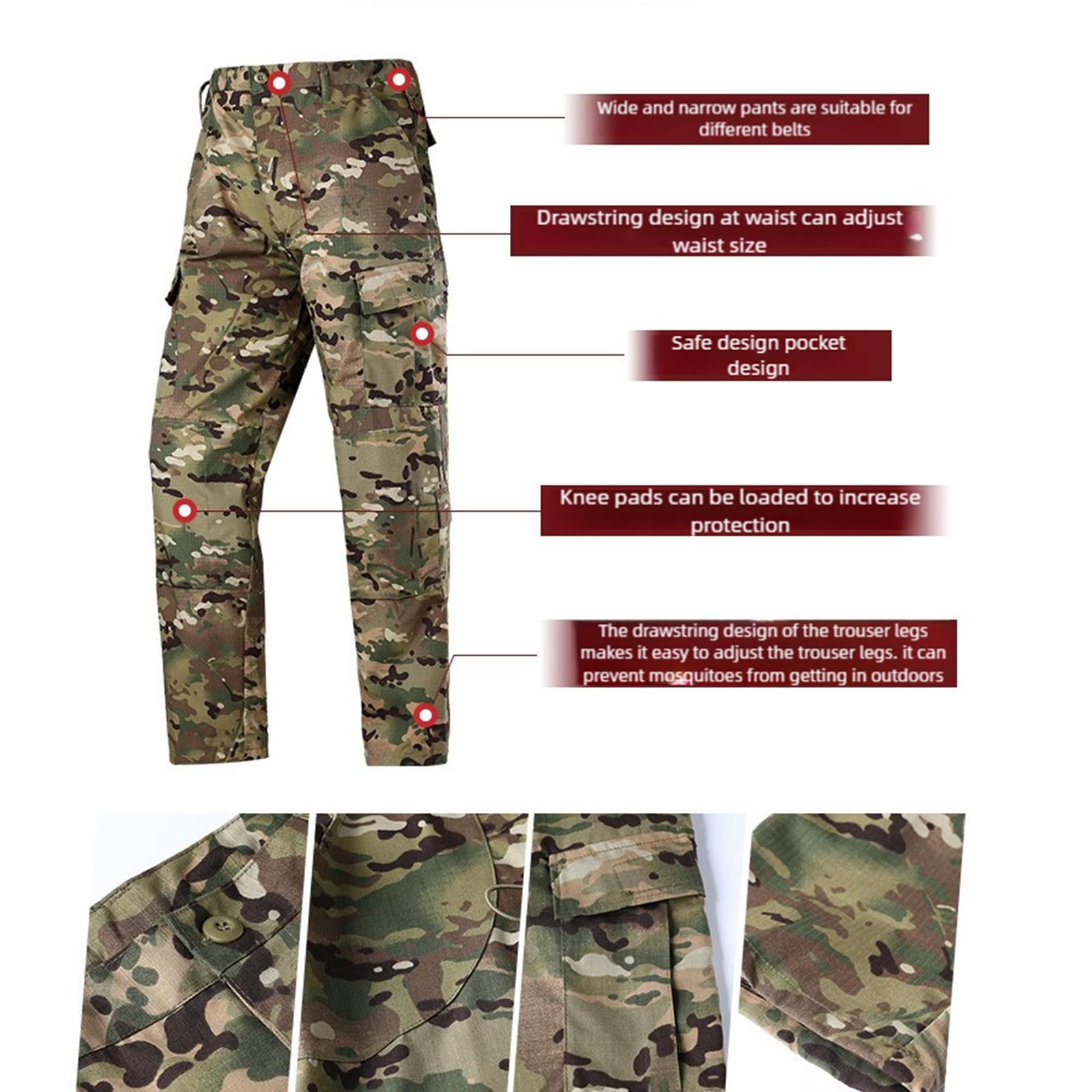 Tuta da allenamento traspirante traspirante misto cotone mimetico abbigliamento per sport all'aria aperta trekking campeggio escursionismo misto cotone mimetico allenamento