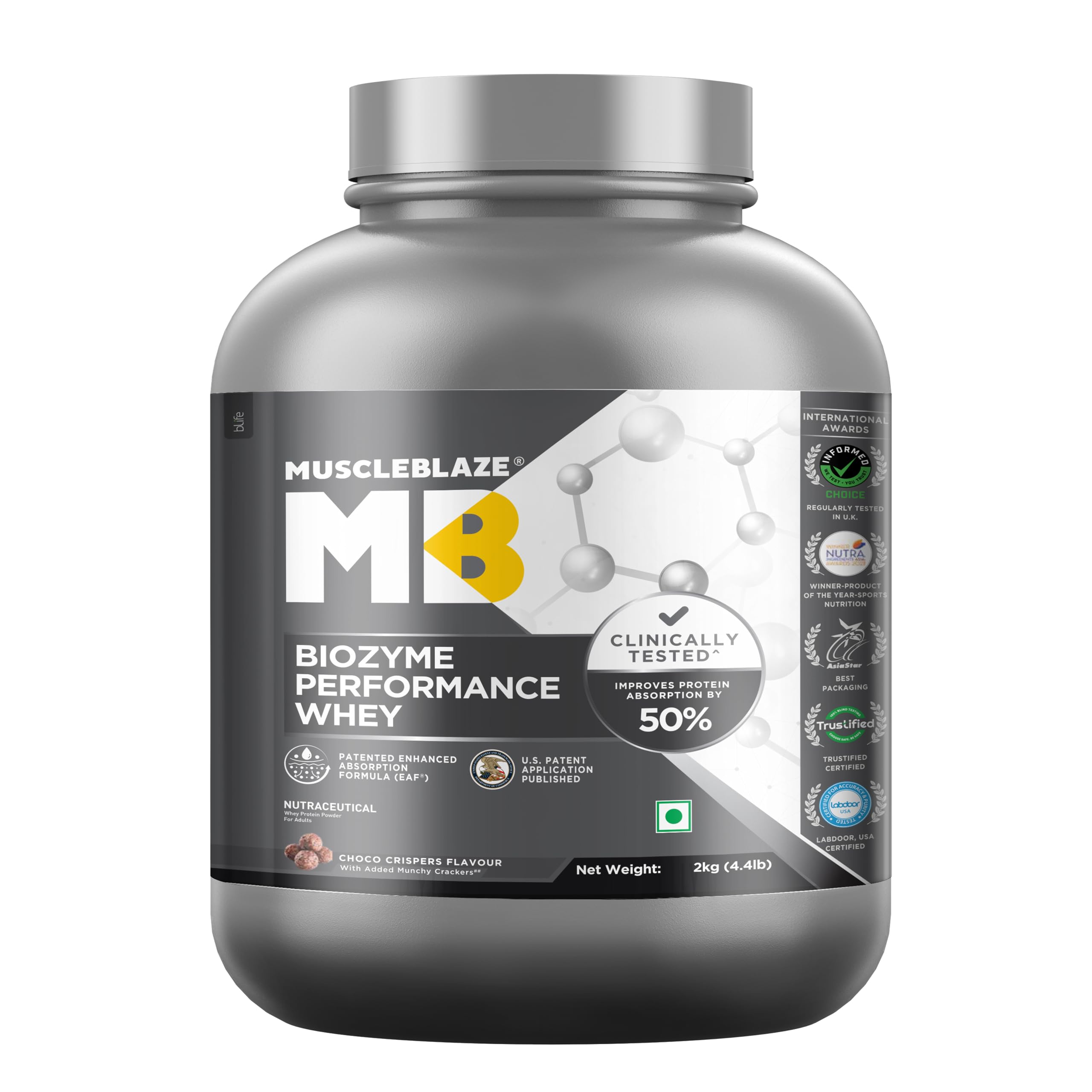 MuscleBlaze Biozyme Performance Whey Protein, 1kg Refill Pack — Amazon image 29