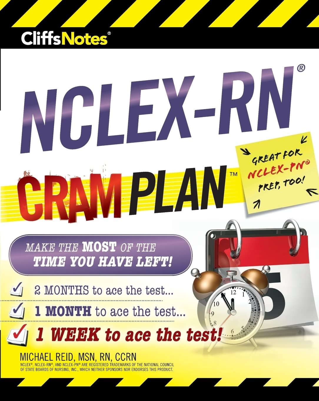 Houghton Mifflin Harcourt Publishing Company Cliffsnotes NCLEX-RN Cram Plan