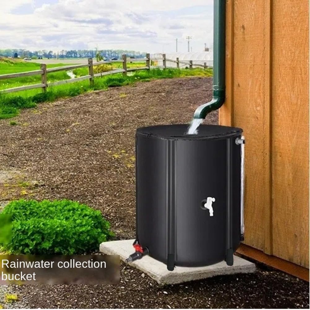Riciclaggio 'Acqua Piovana Serbatoio di Stoccaggio 'Acqua Secchio di del Giardino Contenitore di Raccolta Barile di Stoccaggio 'Acqua del Giardino Verde