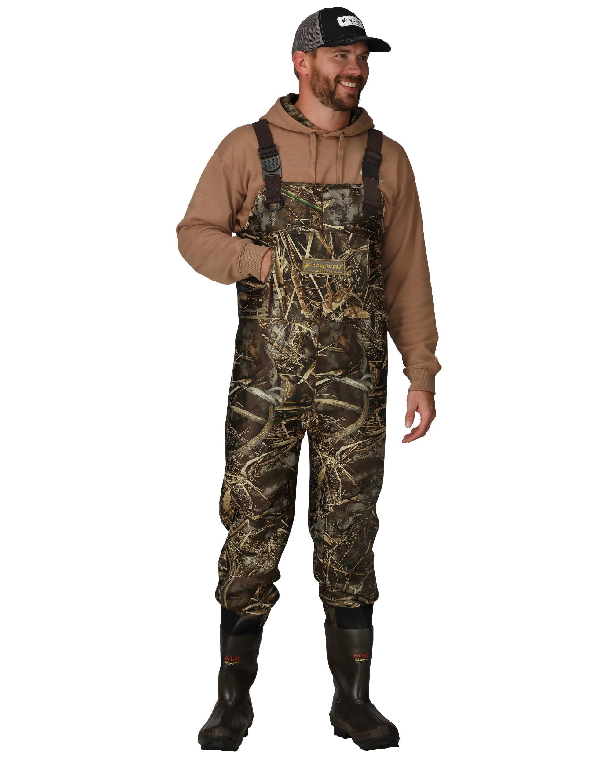 FROGG TOGGS Amphib Neoprene Bootfoot Waterproof Fishing Camo Chest Wader for Fishing