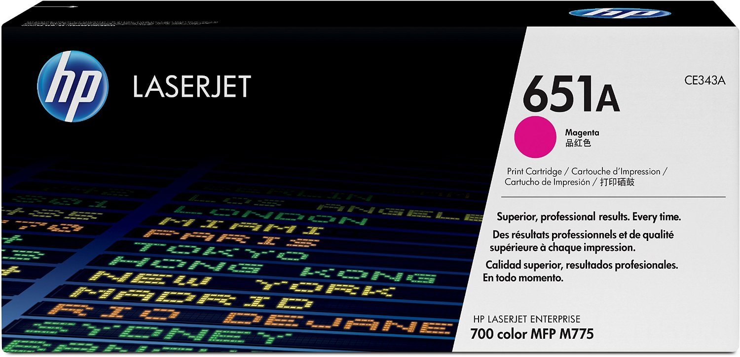 HP Original 651A toner zestaw 4 szt. czarny, cyjan, magenta żółty (CE340A, CE341A, CE342A, CE343A)