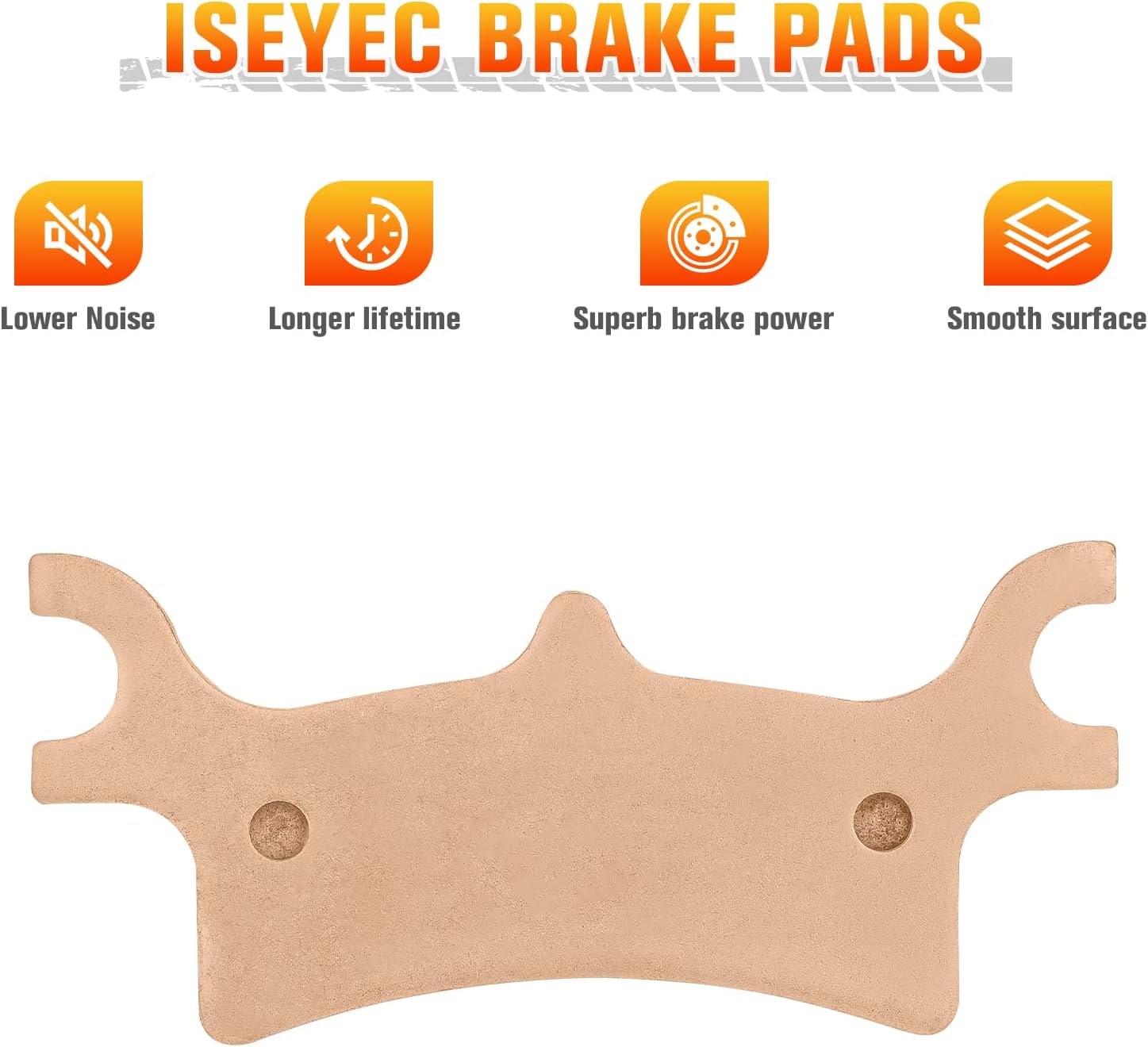 Front & Rear Sintered Brake Pads Set for Polaris 2005-2012 330 Trail Boss+2003-2008 500 Sportsman 4X4+Magnum Trail Blazer Xpedition 400 500 600 700 800 Sportsman EFI, 3 sets Front and Rear Brake Pads