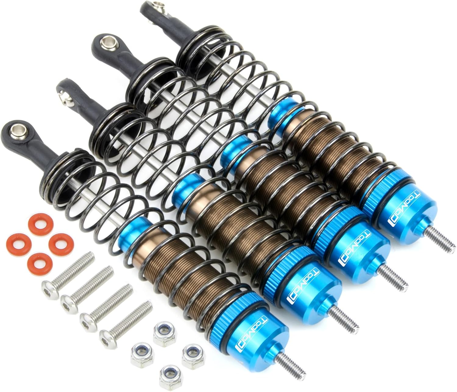 CW-01 RC Car Oil Shocks Absorber Damper For Tamiya 1/12 Lunch Box Midnight Pumpkin #58727#58499 CW01 Chassis Upgrades Parts (Blue)