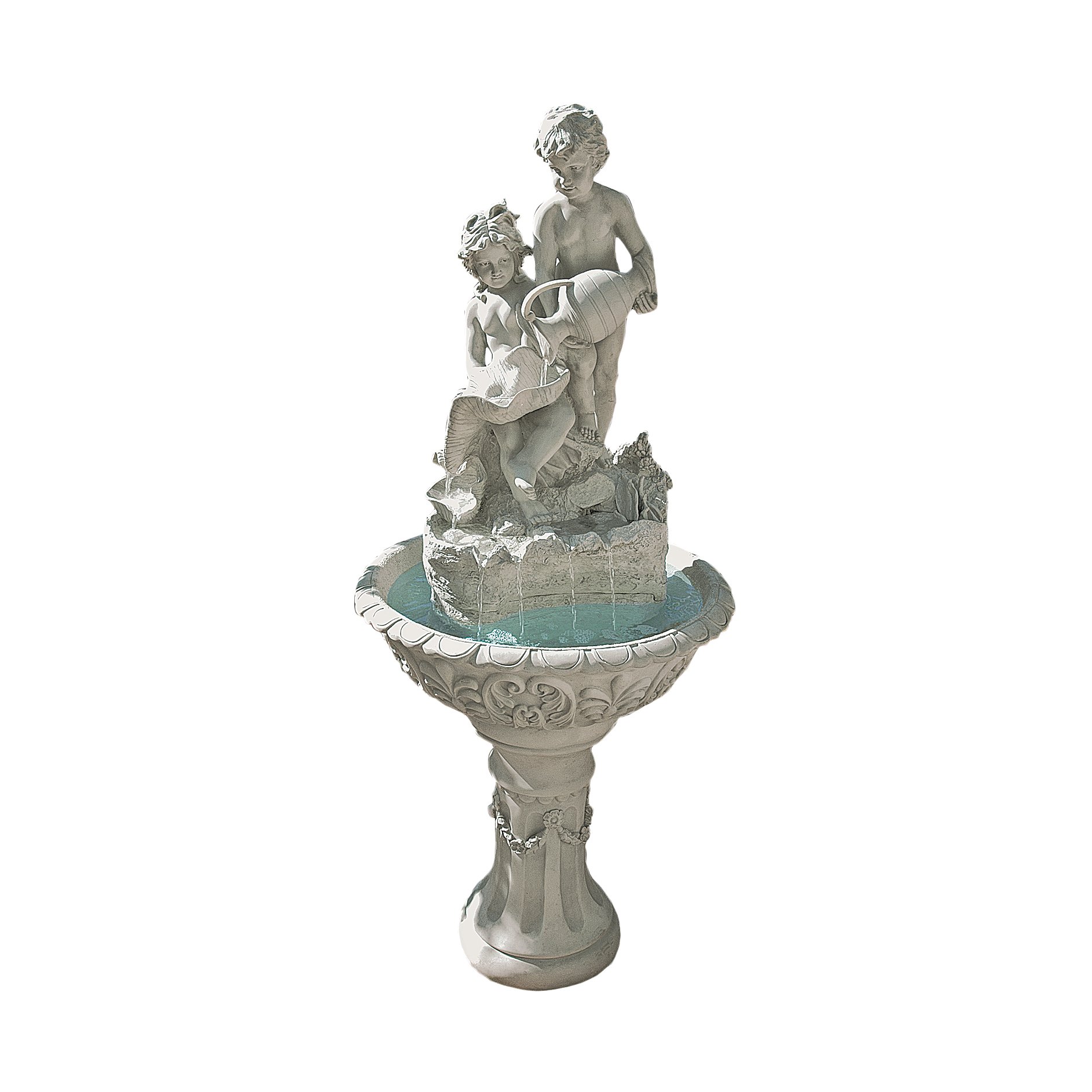 Buy Water Fountain 5 Foot Tall Portare Acqua ItalianStyle Garden