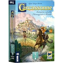 Devir Carcassonne Envoys and Mayors - Expansion of Strategy, Policy and Placement of Plates for Family Board Games BGCAREAPS