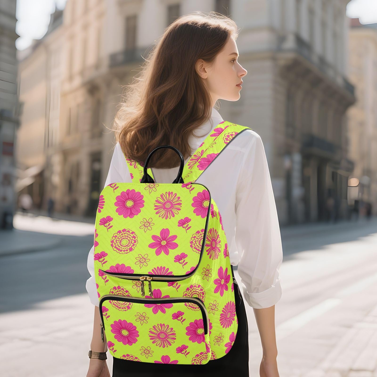 Zaino alla moda da 15 l per le donne leggero durevole versatile borsa