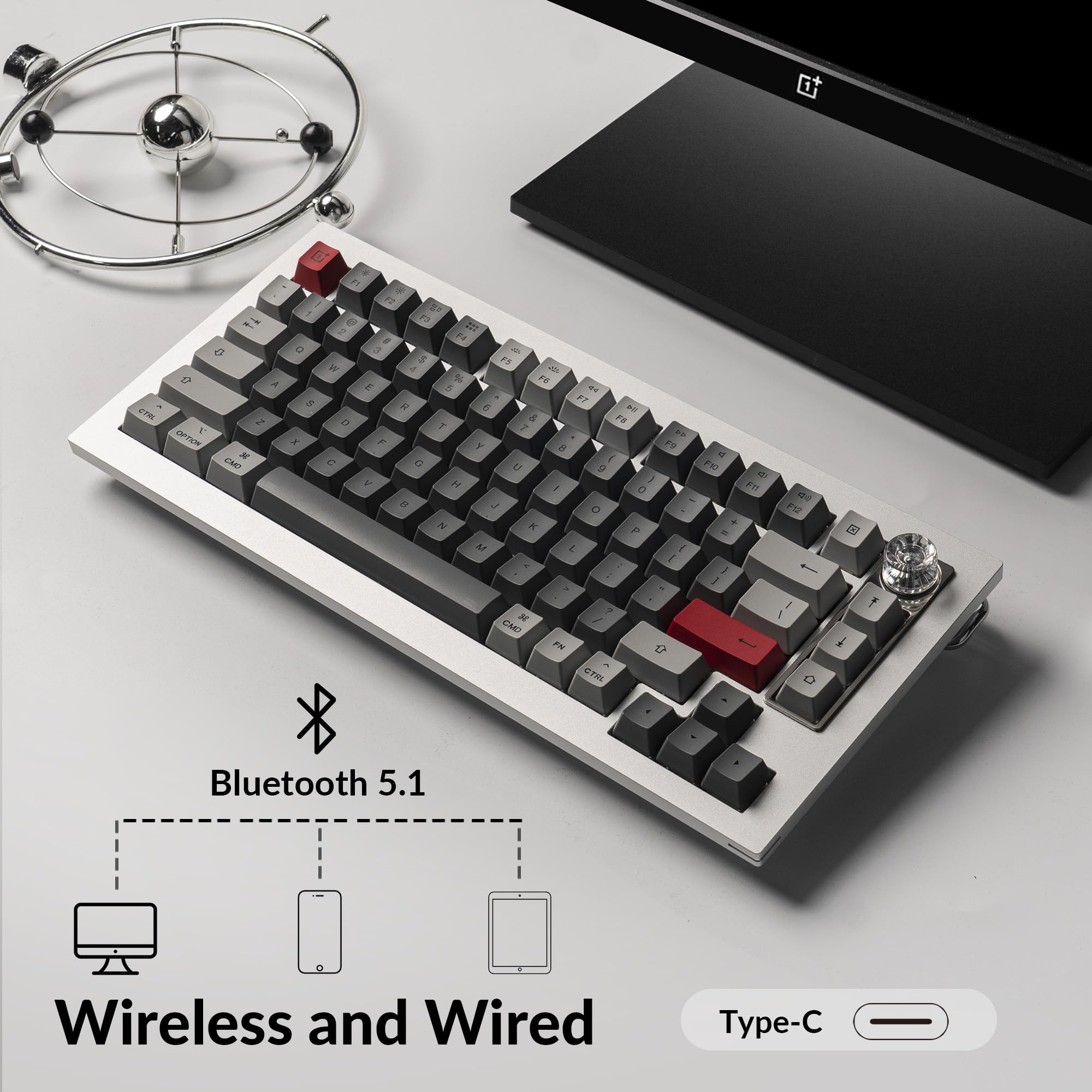 Amazon.com: 81 Pro Full Metal Custom Mechanical Keyboard