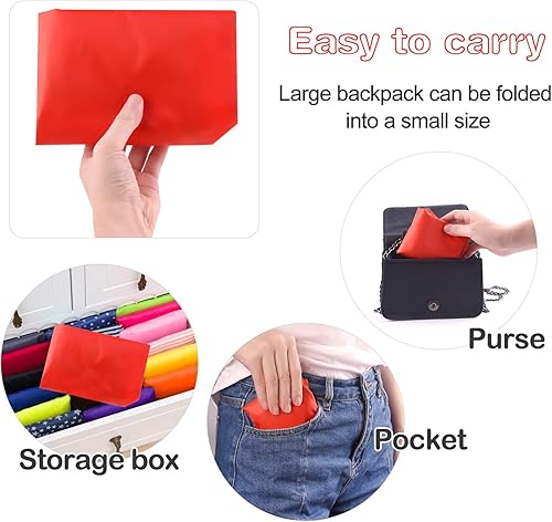 Miniatura 5 de KUUQA Bolsas de mochila con cordón a granel con bolsillo con cremallera y agujero para auriculares, Con color, Viajar