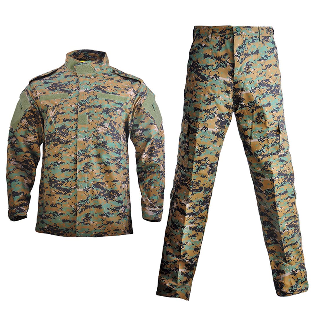 Suwequest Militäruniform Camouflage Taktischer Anzug Männer Forces Hemd Mantel Hose Set Camouflage Kleidung