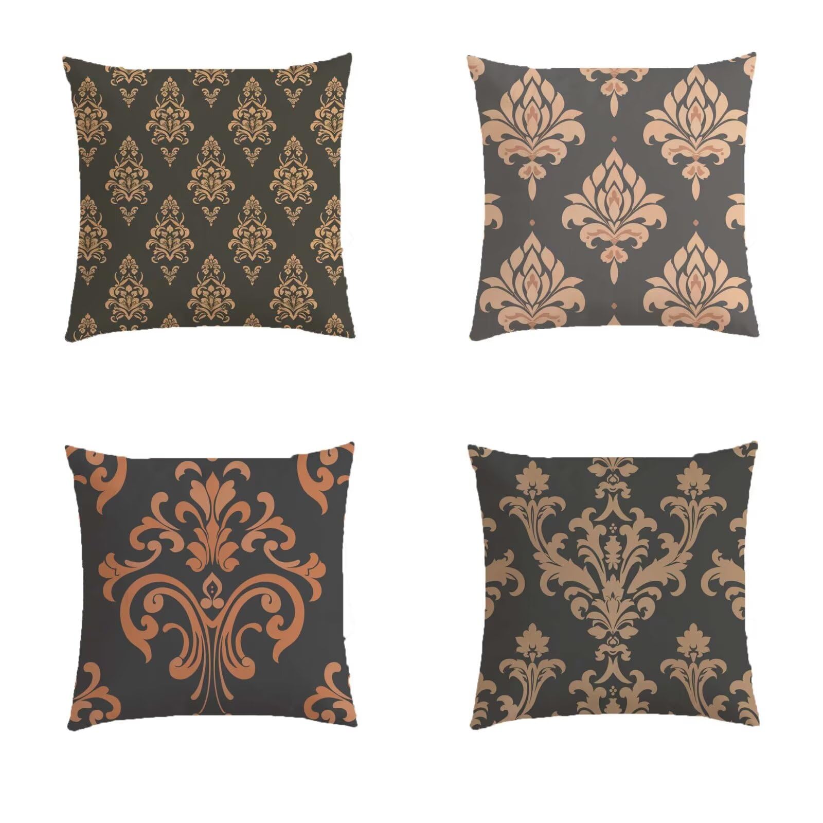 Housse coussin salon de jardin haut de gamme géométrique 50x50 S561