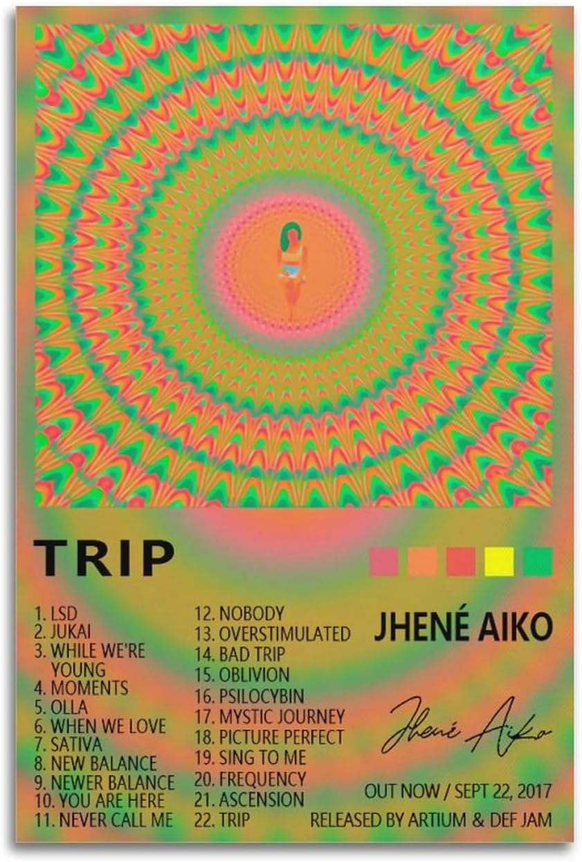 Jhene Aiko Poster Trip Posters Canvas Posters Decorative