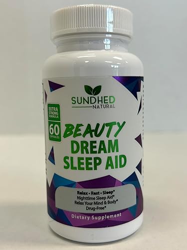 Miniatura 6 de Sleep Aid Beauty Dream Sleep Aid es una fórmula para dormir que no forma hábito con melatonina y raíz de valeriana, duerme increíble y despierta