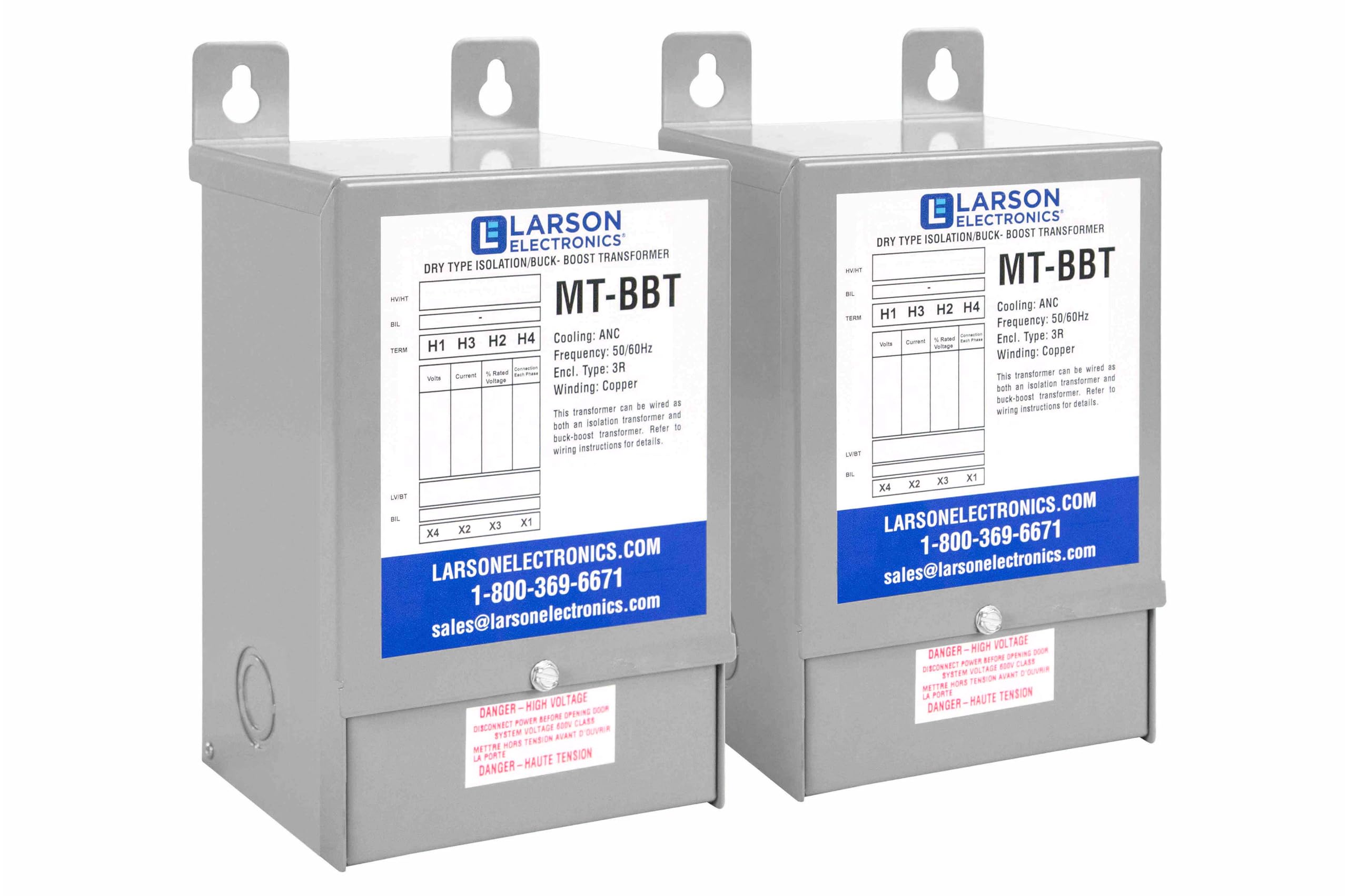 3 Phase Buck and Boost Transformer - 208V Primary - 240V Secondary - 23.4 Amps on Secondary - 50/60Hz