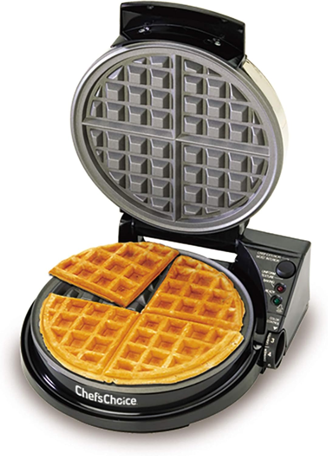 Chef'sChoice 830B WafflePro Taste and Texture Select Nonstick Classic