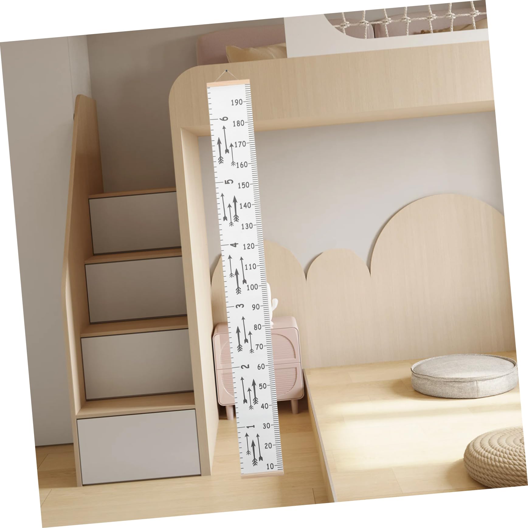 Alipis 5 Pz righello di Grafico ' da appendere muro tabella di misurazione ' misuratore bambini Misuratore di per bambini grafico