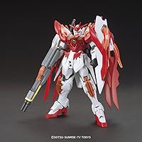 Vista 2 de BANDAI Hobby HGBF Wing Gundam Zero Flame (Honoo) Gundam Build Fighters Model Kit, 1/144 Scale