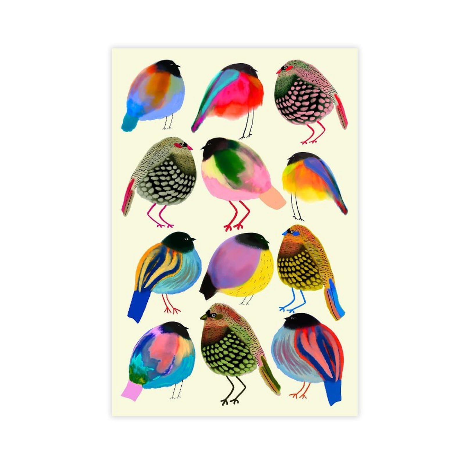 MRYCQ Vibrant Borbs Poster Canvas Poster for Office Decor Gift