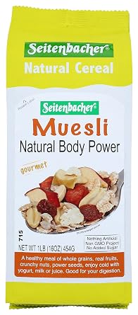 Seitenbacher, Muesli No1 Natural Body Power, 16 Ounce