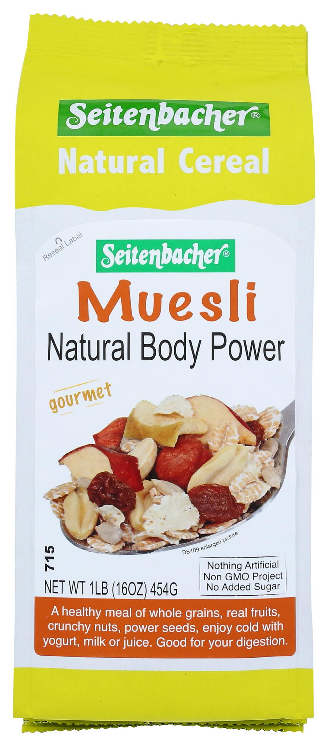 Muesli No1 Natural Body Power, 16 Ounce