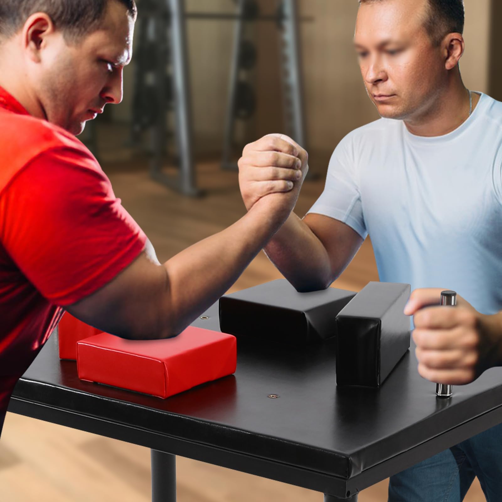 Armwrestling Tavolo professionale Armwrestling Equipment, braccio regolabile wrestling tavolo competitivo per palestre, arene sportive e casa, 90 x 65 x 100 cm