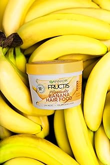 Garnier Fructis Nourishing Banana Hair Food, 3-in-1 Mask for Dry Hair, Nourishes and Gives Hair More Smoothness, 390 ml