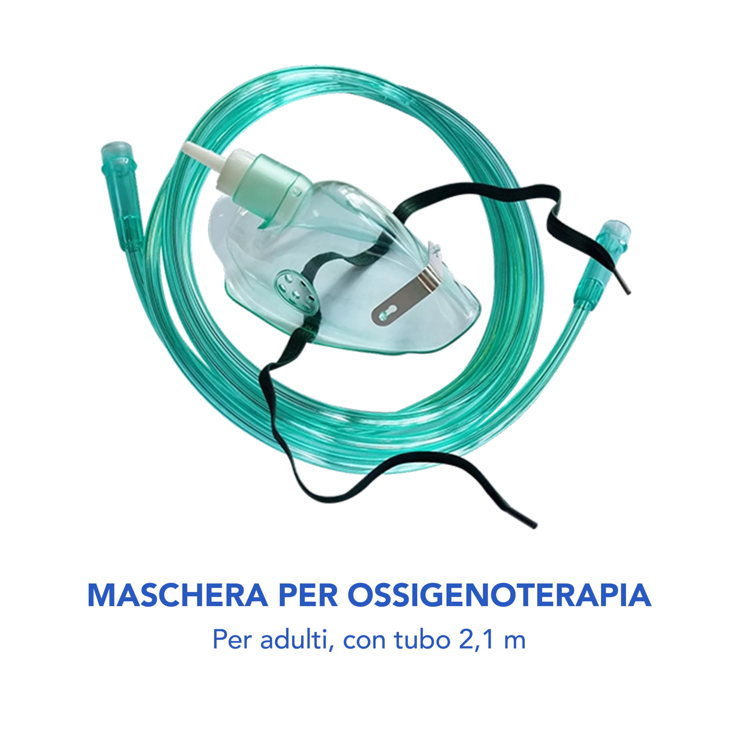 AIESI® Kit di Primo Soccorso senza bombola di ossigeno con pallone ambu guedel ed accessori OXY SAVER, Made in Italy
