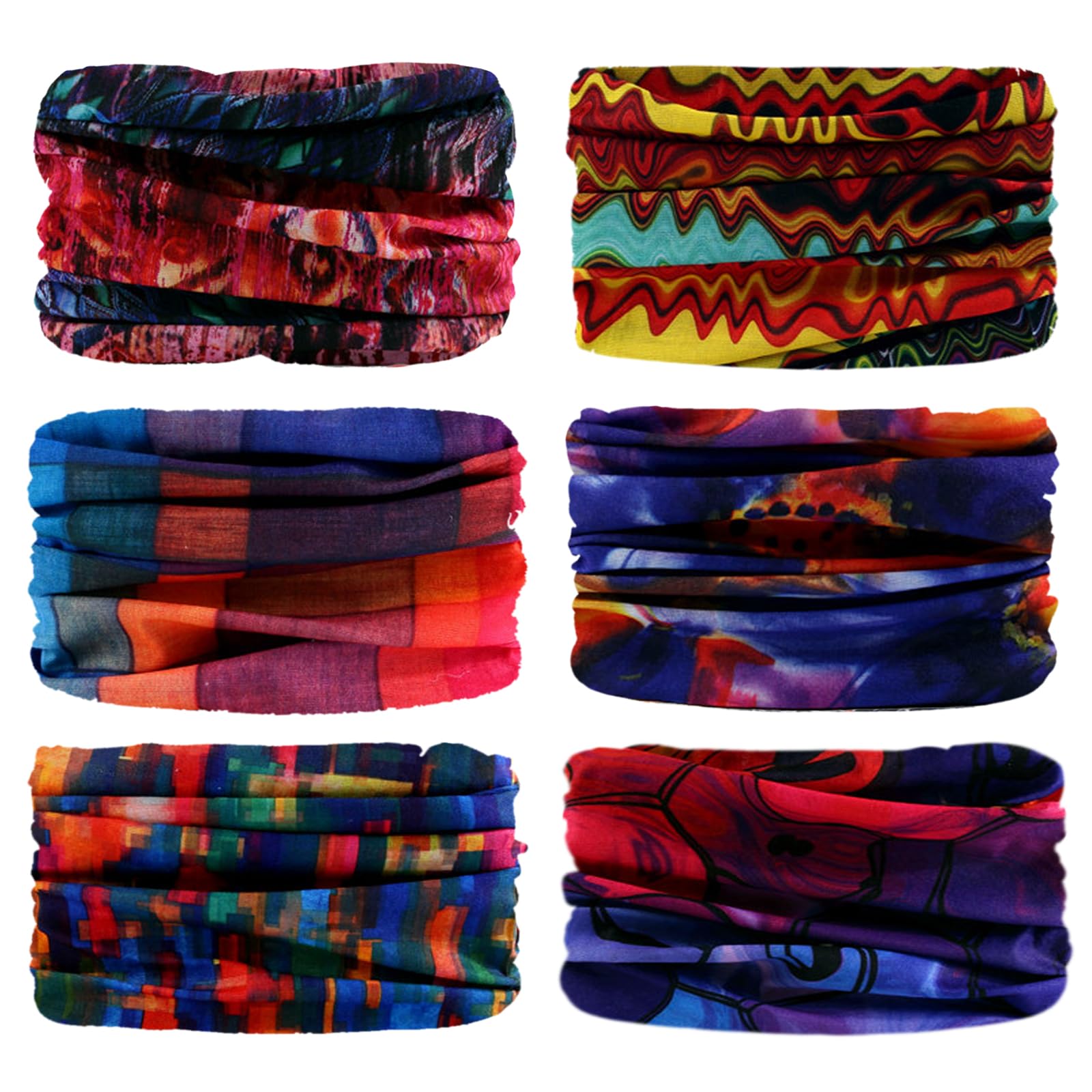 JOEYOUNG Headwear, Bandana, Neck Gaiter Head Wrap Headband Balaclava Magic Scarf