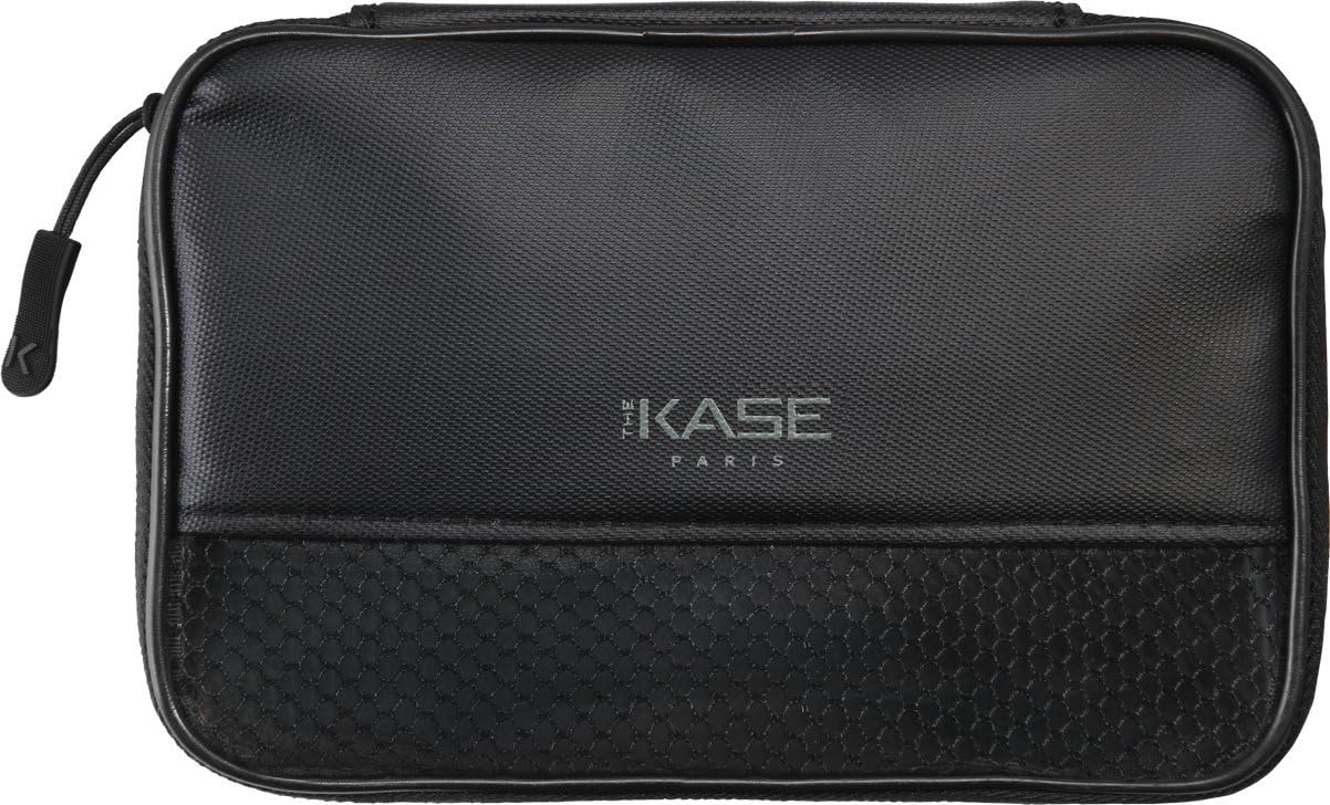 38917682 Cable Pouch, Convenient for Organizing Various Cables, Small Size, Nylon Material, Divider Pad, Black