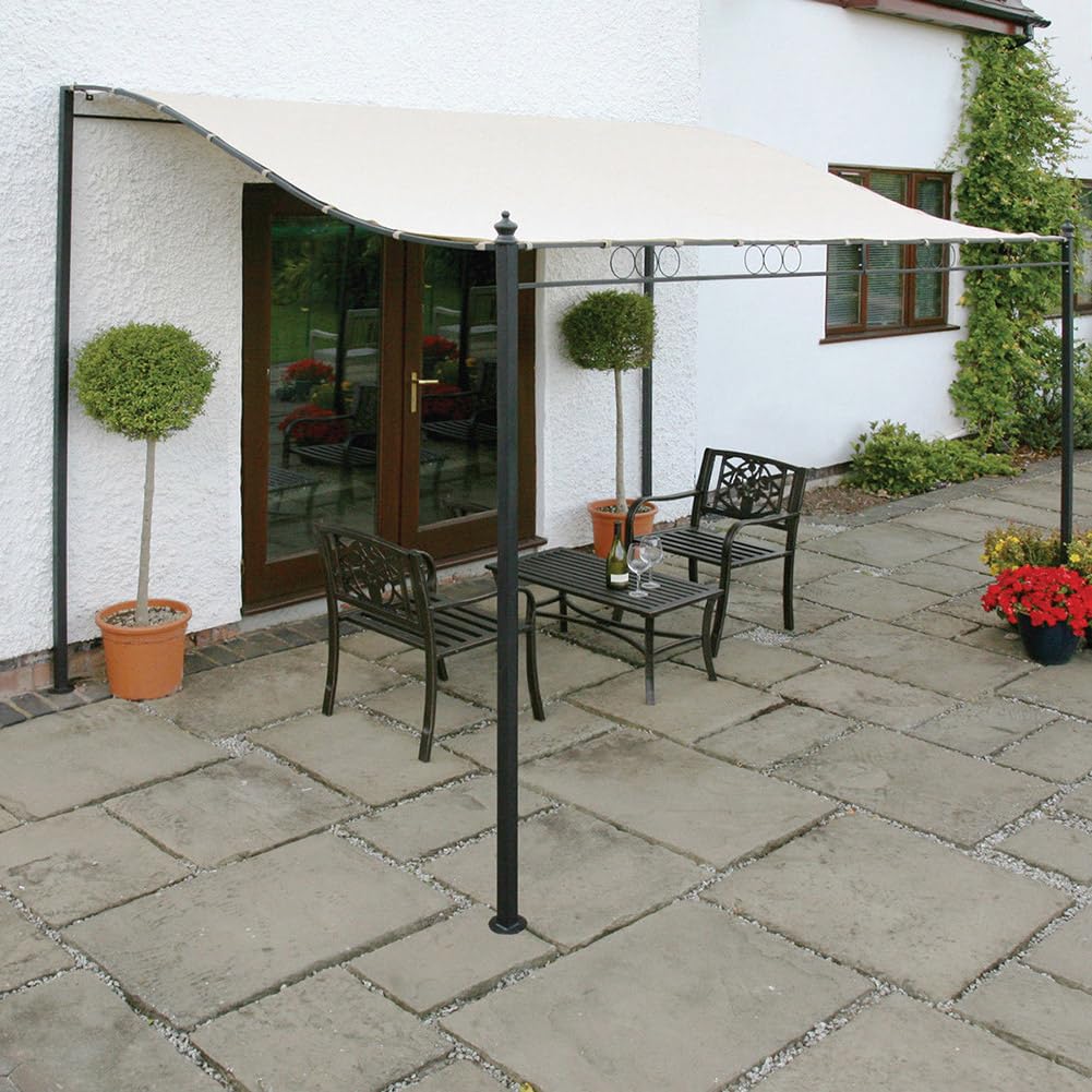 ZYWUOY Tenda parasole impermeabile, 300D, in tela di poliestere, per auto, per balconi (3 x 2,6 m)