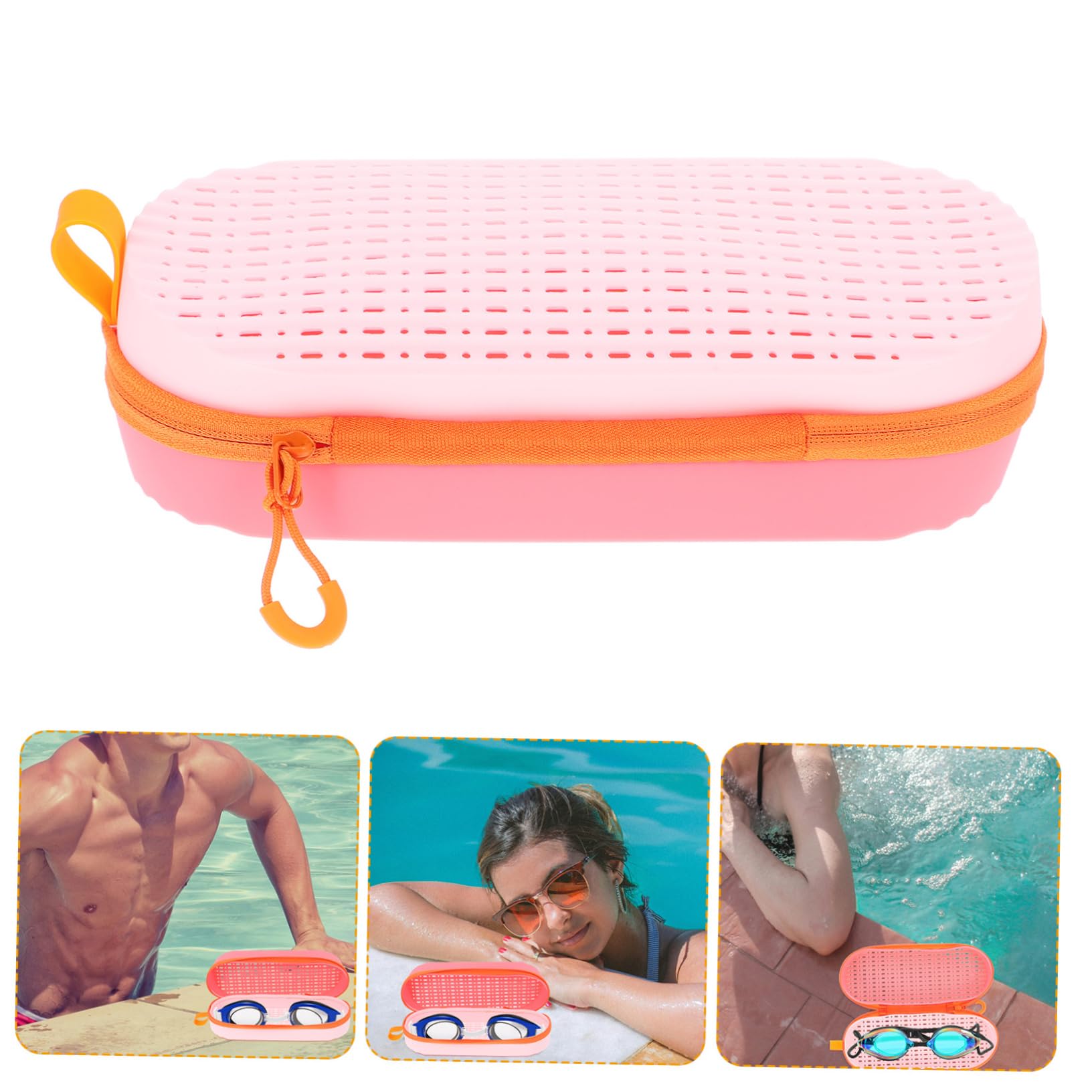 BESPORTBLE 3 Pezzi Scatola Di Immagazzinaggio Per Occhialini Da Nuoto Scatole Per Occhiali Portatili Scatole Di Immagazzinaggio Per Occhiali Scatole Per Occhiali Da Trasporto Custodie Per