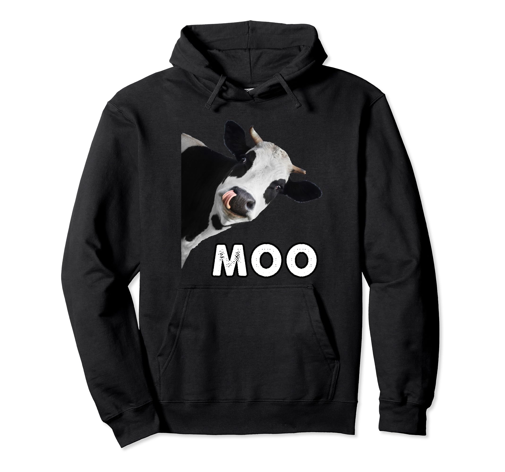 Funny Cow Farming Moo Cute Cow Lovers Women Kids Pullover Hoodie