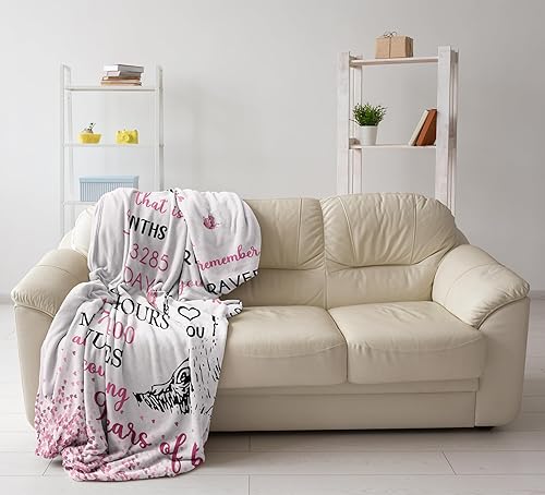 Miniatura 6 de Regalos para niñas de 9 años, manta de 60 x 50 pulgadas, regalos para niñas de 9 años, ideas de regalo de cumpleaños, regalos de 9 cumpleaños para