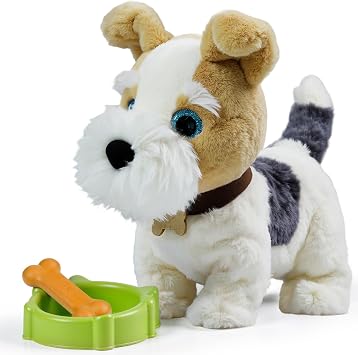 OR OR TU OR OR TU Chiot Électronique Interactif à Commande Vocale et Peluche