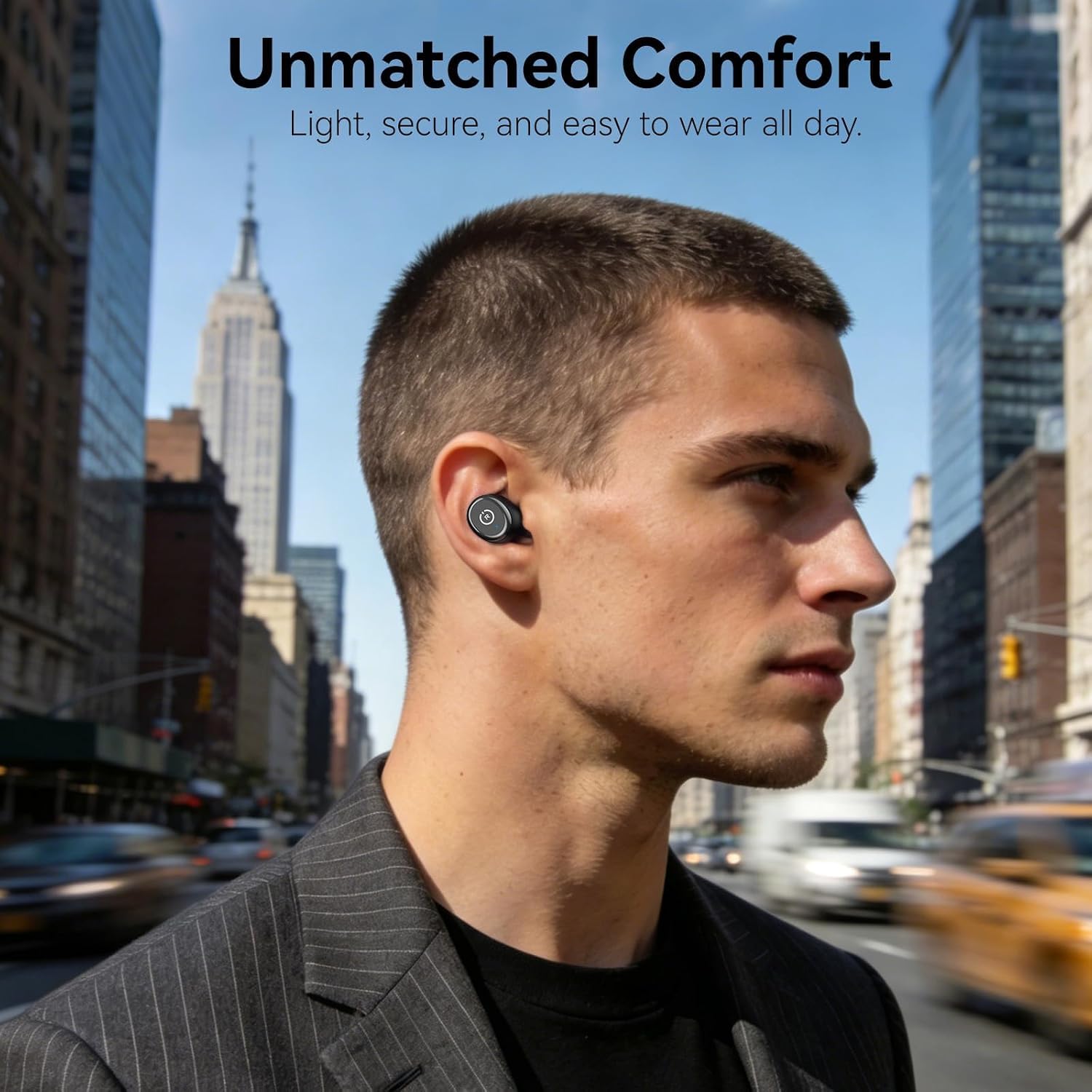 TOZO T10 Kopfhörer Kabellos Bluetooth In Ear mit Ladecase 55 Std. IPX8
