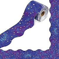 Vista 19 de Outus Bordes de tablero de anuncios con temática de construcción de 68 pies, decoración de aula de regreso a clases, rayas amarillas, borde