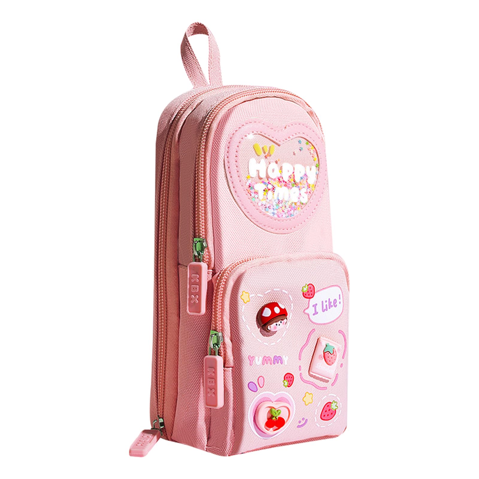Valicaer Estuche Escolar con 3 Compartimentos,Grande Capacidad Estuche,Bolsa de Lápices Lona Premium,Estuche de Maquillaje,Organizador de Papeleria para Niñas Niños Adolescentes Estudiantes Adultos