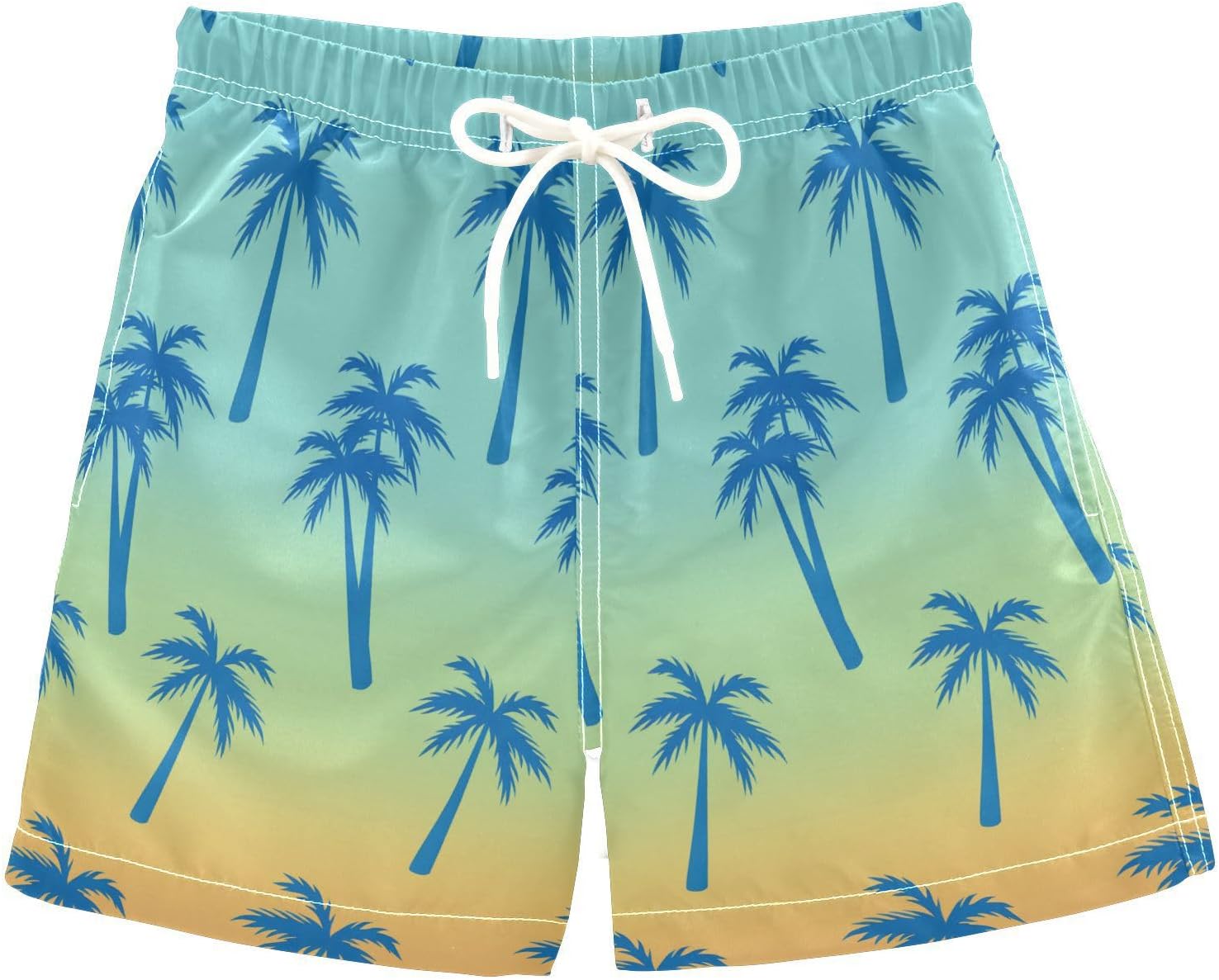 Bolaz Boys Swim Trunks Toddler Swim Shorts Little Boys Swimwear Cream Waffle Bathing Suit Swimsuit