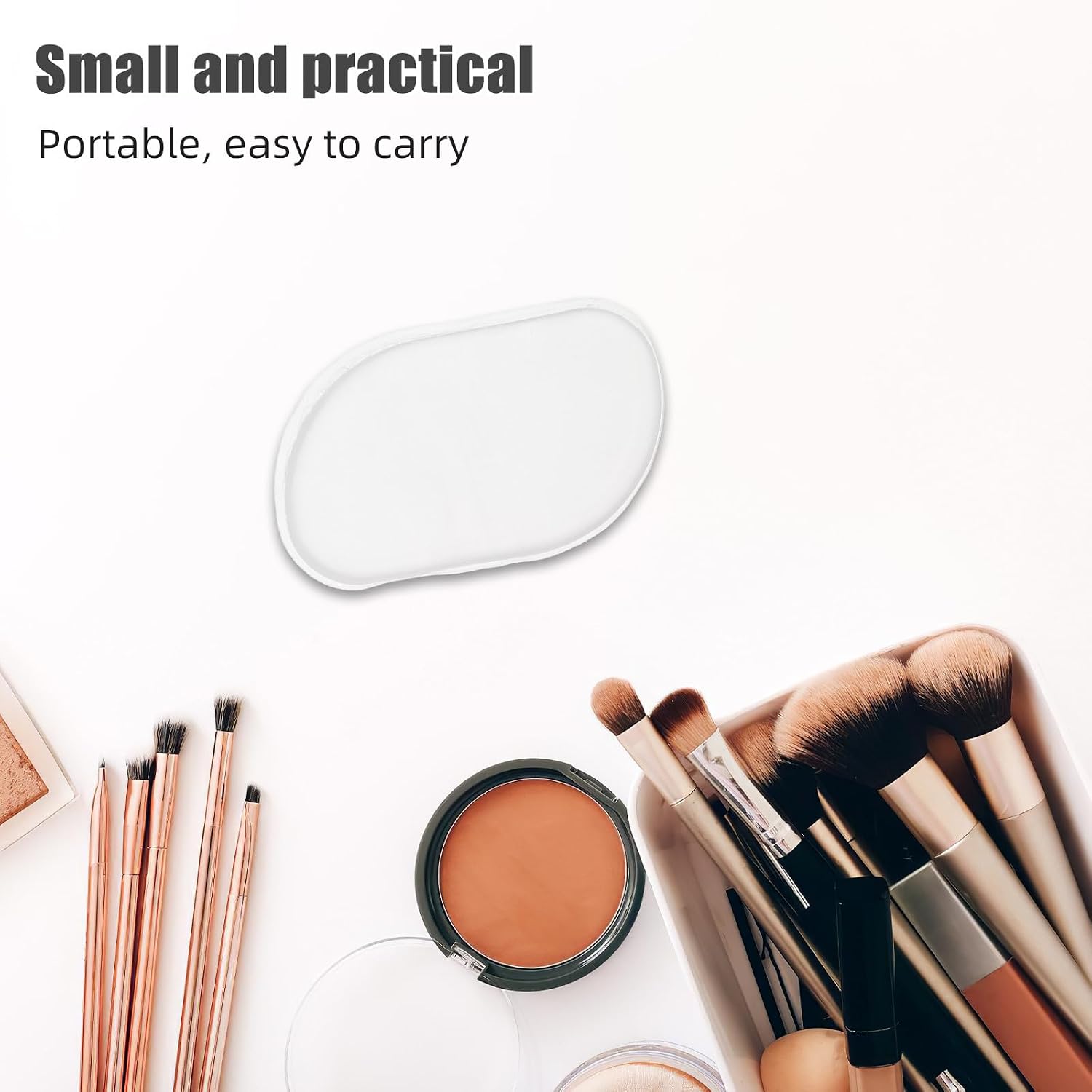 12pcs Leaf Shaped Silicone Makeup Sponge for Women, Washable Reusable