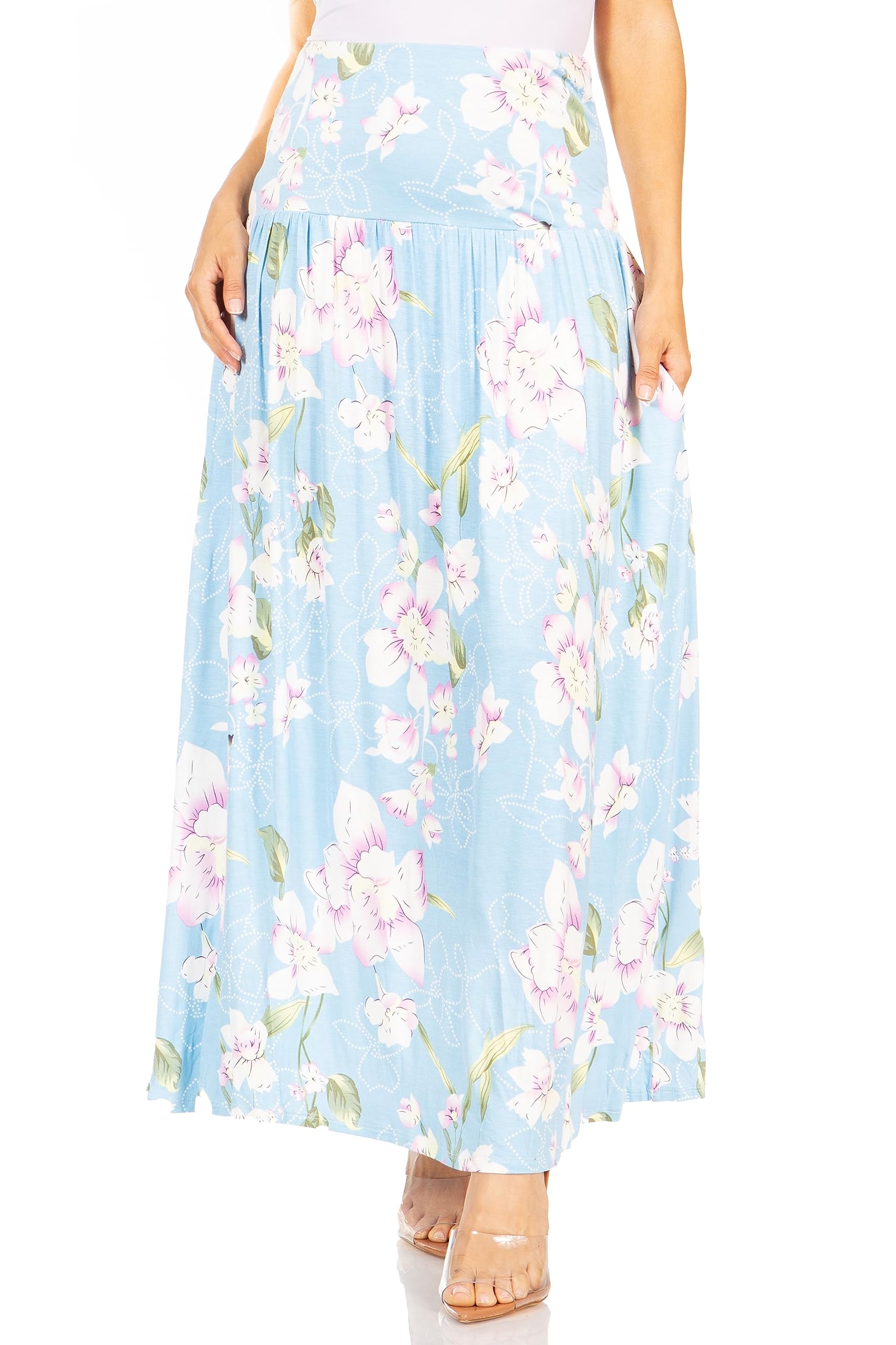 Maxi Skirts for Women Ankle Length Skirt Casual Long Skirt High Waisted Maxi Skirt Reg and Plus Size Skirt Long Skirt