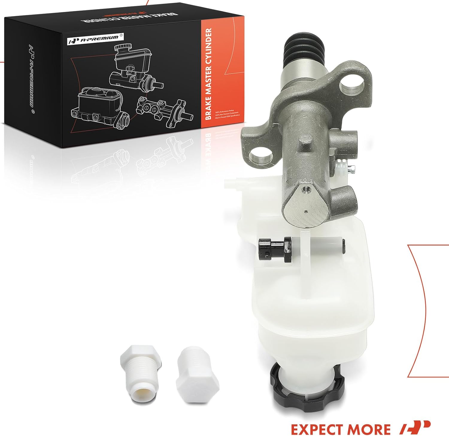 A-Premium Brake Master Cylinder with Reservoir and Sensor Compatible with Cadillac Vehicles - SRX 2010-2016, Sport Utility