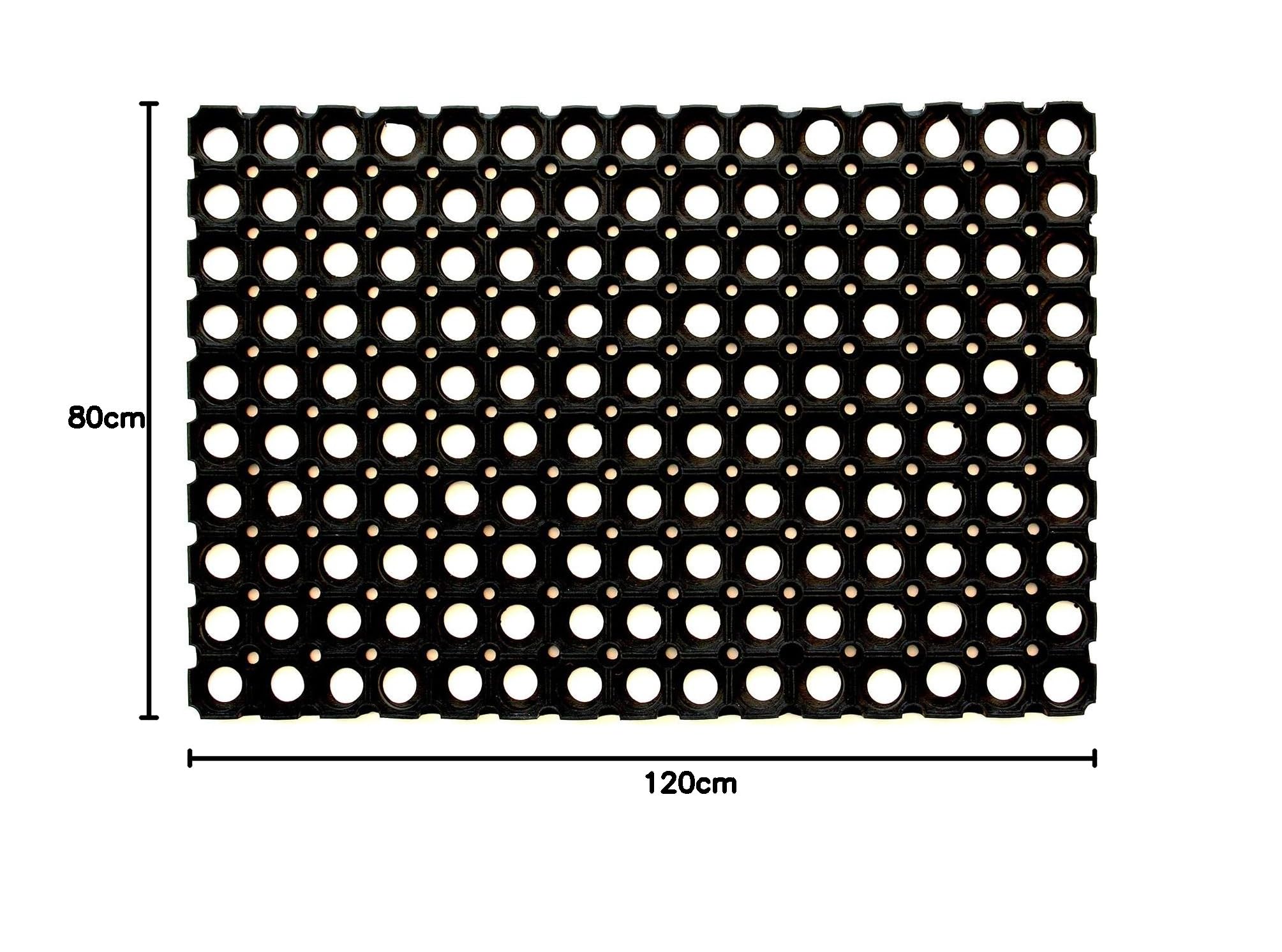 OLIVO.shop Work Bodenbelag – Rutschfeste PVC Matte, Stoßdämpfend, 1,8 Mm Dick, Für Werkstatt, Garage, Bar, Fitnessraum (grau, Blasen- Oder Riffeloptik)