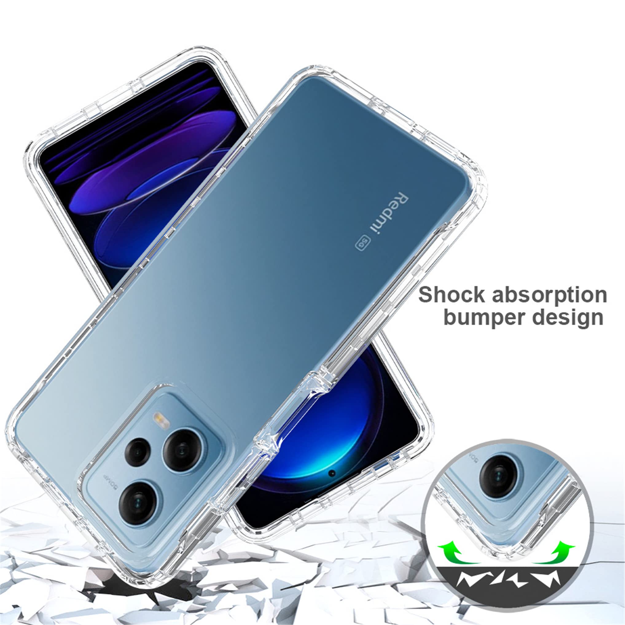Outer Space Case obal, Xiaomi Poco X5 5G / Redmi Note 12 5G, průhledný | Obaly pro Xiaomi Redmi