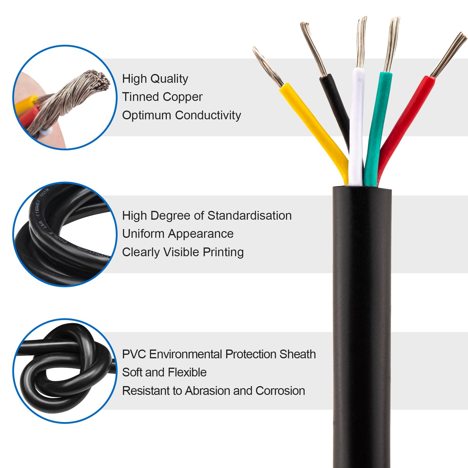 20 Gauge Wire In Car Audio Power & Speaker Wire for sale