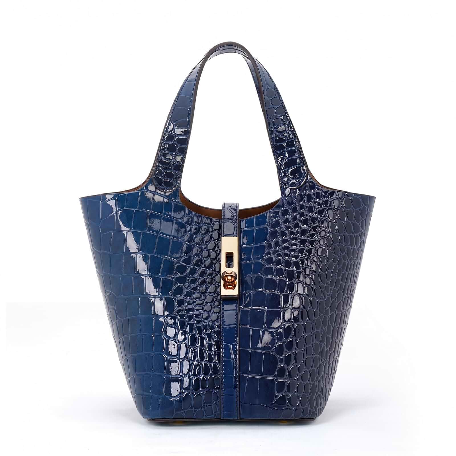 Jooniter Tote Bag for Women Crocodile Pattern Satchel Bag for Women Shoulder Handbag Purse Clutch Bags for Work Evening