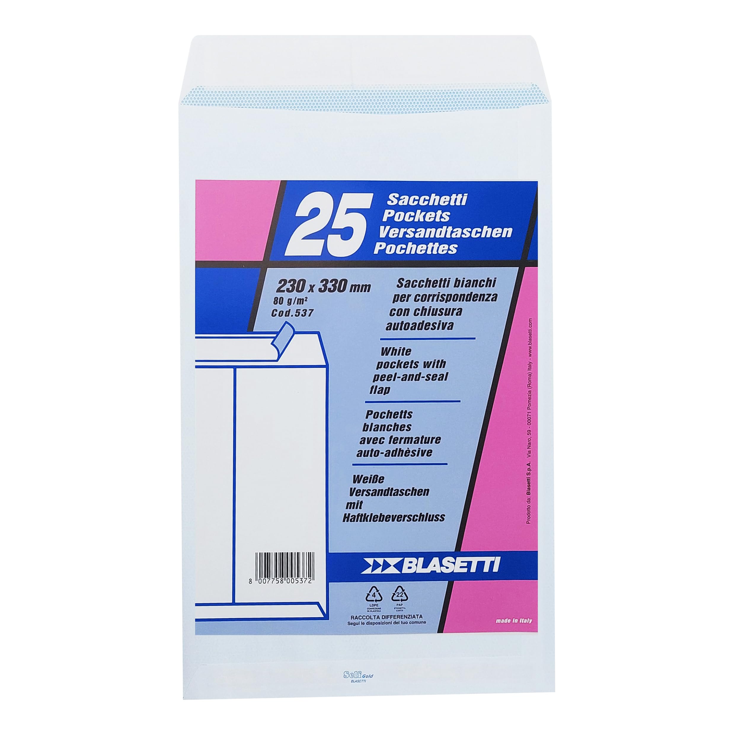 50 Pack 4x6" White Poly Mailers - Self-Seal Shipping Envelopes, 1.7 MIL Thickness