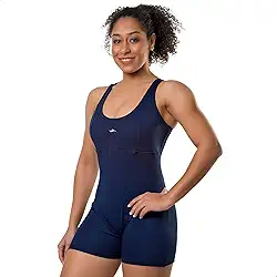 Maiô Macaquinho Natação Academia Elite Alta Sustentação Fitness Microfibra Helanca