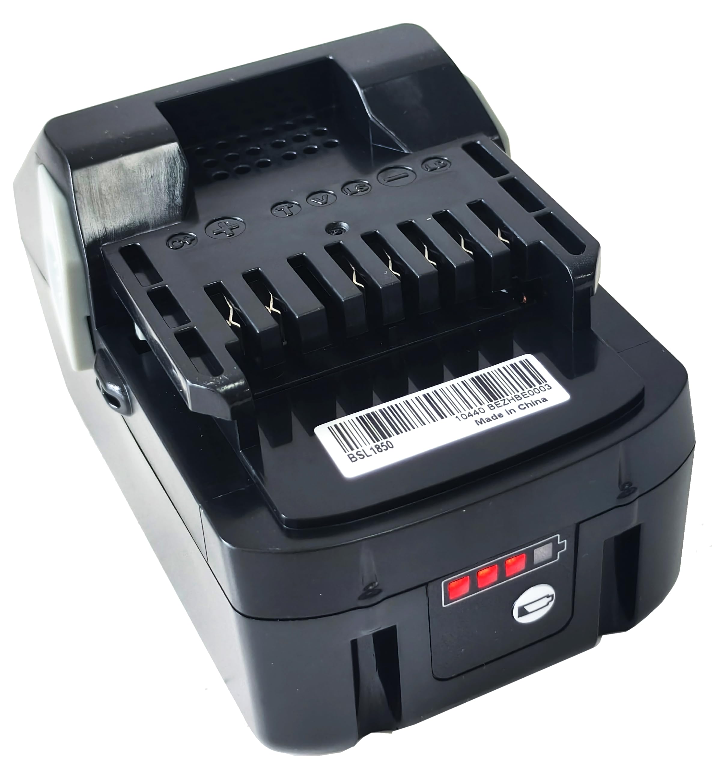 Lot de 2 batteries BSL1850 5,0 A compatibles avec Hitachi 18 V BSL1815 BSL1830 BSL1815X BSL1815S BSL1830C C 18DSL2 C18DSLP4 CR 18DSAL DS 18DSAL 330068 33013 9 330557 39782 DS 18DJ L