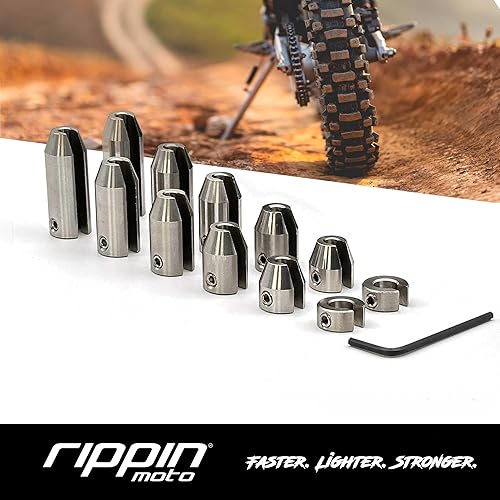 Miniatura 6 de Juego de 12 piezas de pesas para ruedas de motocicleta  Kit con acabado de níquel mecanizado por CNC  Pesos de radios de latón para equilibradora de